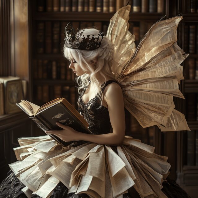 Book fairies. 🧚♀️📚
I asked my daughter (6) what kind of fairy I would be, and she immediately answered book fairy. So naturally I had to make some.
Also for challenge Ebony & Ivory for #febhueary2025 by @nickocreates.ai
#fairy #books #bookworm #BookFairy #Ebony #Ivory #FantasyLibrary #Fantasy #AIArt #AIArtist #AIArtists #AIGeneratedArt #AIGeneratedImage #AiPhotography #AIArtCommunity #AIArtistCommunity #midjourney #MidjourneyArt #MidjourneyGallery #MidjourneyArtwork #midjourneyV6 #ThisIsNotReal