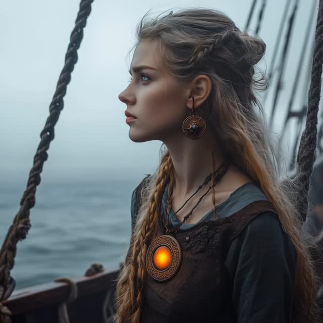 A Viking skald keeping watch over the voyage.
#viking #skald #longship #voyage #sunstone #AIArt #AIArtist #AIArtists #AIGeneratedArt #AIGeneratedVideo #AiVideo #AIArtCommunity #AIArtistCommunity #midjourney #MidjourneyArt #MidjourneyGallery #MidjourneyArtwork #midjourneyV7 #ThisIsNotReal
